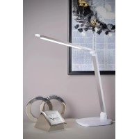 VARIO LED darba galda lampa LED 8W CCT balta (Lucide)