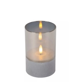 VELAS galda lampu komplekts 3 gab. Ø8 cm LED 2700K dūmu pelēka (Lucide)
