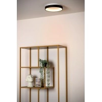 VIDAL griestu lampa Ø28 cm LED 20 W 2700 K melna (Lucide)