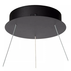 VIDAL piekaramā lampa Ø58 cm LED 48 W 2700 K melna (Lucide)