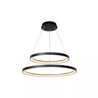VIDAL piekaramā lampa Ø78 cm LED 92 W 2700 K melna (Lucide)