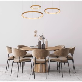 VIDAL piekaramā lampa Ø78 cm LED 120 W matēta zelta/misiņa (Lucide)