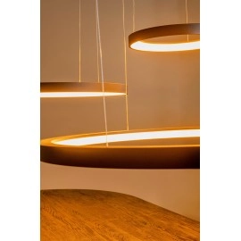 VIDAL piekaramā lampa LED dim. 1x120W melna (Lucide)