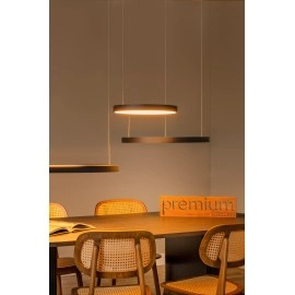 VIDAL piekaramā lampa LED dim. 1x120W melna (Lucide)