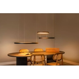 VIDAL piekaramā lampa LED dim. 1x120W melna (Lucide)