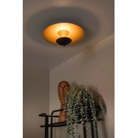 VULCAN griestu lampa Ø35 cm LED 9W 3000K melna (Lucide)