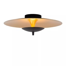 VULCAN griestu lampa Ø35 cm LED 9W 3000K melna (Lucide)