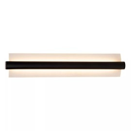 WANDA vannas istabas sienas lampa LED 15 W 3000 K melna (Lucide)