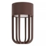 WELLS āra griestu lampa Ø10 cm LED 8W 2700K IP54 rūsganbrūna (Lucide)