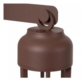 WELLS uzlādējama āra sienas lampa LED 5W CCT IP54 rūsganbrūna (Lucide)