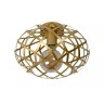 WOLFRAM griestu lampa Ø 30 cm 1xE27 matēta zelta / misiņa tonī (Lucide)