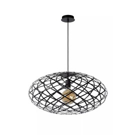 WOLFRAM piekaramā lampa Ø65 cm 1xE27 melna (Lucide)