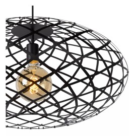 WOLFRAM piekaramā lampa Ø65 cm 1xE27 melna (Lucide)