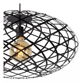 WOLFRAM piekaramā lampa Ø65 cm 1xE27 melna (Lucide)