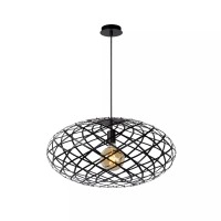WOLFRAM piekaramā lampa Ø65 cm 1xE27 melna (Lucide)