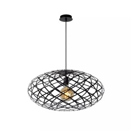 WOLFRAM piekaramā lampa Ø65 cm 1xE27 melna (Lucide)