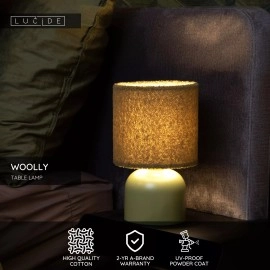 WOOLLY galda lampa Ø16 cm E14 zaļa (Lucide)