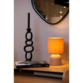 WOOLLY galda lampa Ø16 cm E14 okera dzeltena (Lucide)
