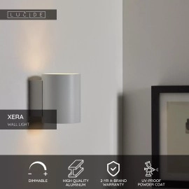 Sienas lampa XERA Ø8 1xG9 42W balta (Lucide)