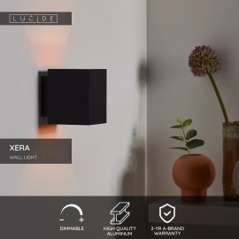 Sienas lampa XERA 1xG9 42W melna (Lucide)