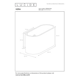 Sienas lampa XERA 1xG9 42W melna (Lucide)