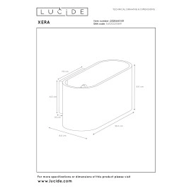 XERA sienas lampa 1xG9 balta (Lucide)