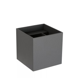 XIO sienas lampa kvadrātveida LED dimmējama G9 1x4W 2700K pelēka (Lucide)