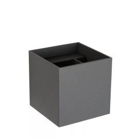 XIO sienas lampa kvadrātveida LED dimmējama G9 1x4W 2700K pelēka (Lucide)