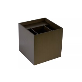 XIO sienas lampa kvadrātveida LED dimmējama G9 1x4W 2700K rūsas brūna (Lucide)