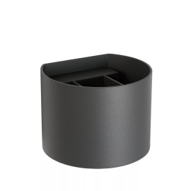 XIO sienas lampa pusapaļa LED dimmējama G9 1x3.5W 2700K pelēka (Lucide)