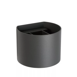 XIO sienas lampa pusapaļa LED dimmējama G9 1x3.5W 2700K pelēka (Lucide)