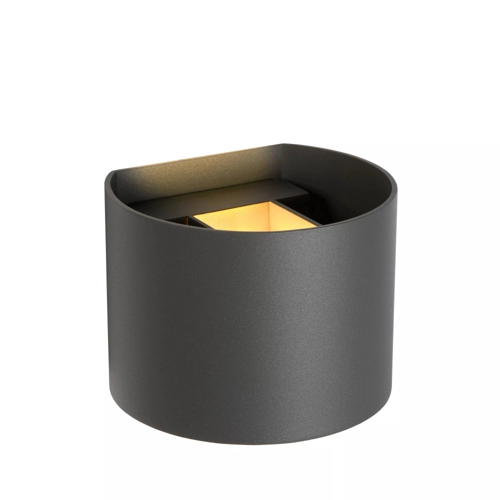 XIO sienas lampa pusapaļa LED dimmējama G9 1x3.5W 2700K pelēka (Lucide)