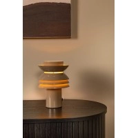 YINDRA galda lampa Ø 17,5 cm 1xE27 taupe tonī (Lucide)