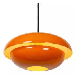 YOUNES piekaramā lampa Ø 40 cm, 1xE27, oranža (Lucide)