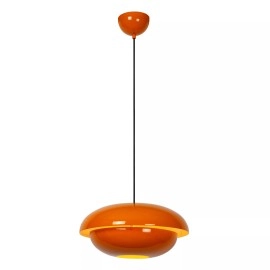 YOUNES piekaramā lampa Ø 40 cm, 1xE27, oranža (Lucide)