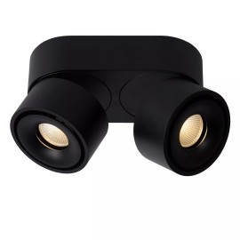 YUMIKO griestu prožektors LED 2x10W 2700K melns (Lucide)