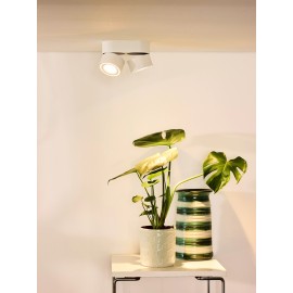 YUMIKO griestu prožektors LED 2x10W 2700K balts (Lucide)