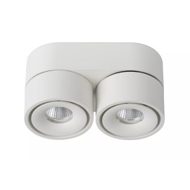 YUMIKO griestu prožektors LED 2x10W 2700K balts (Lucide)