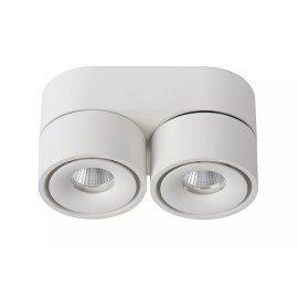 YUMIKO griestu prožektors LED 2x10W 2700K balts (Lucide)