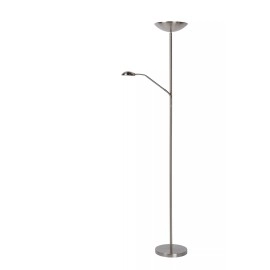 ZENITH stāvlampa lasīšanai LED 20W + 4W satīna hroma (Lucide)