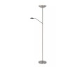 ZENITH stāvlampa lasīšanai LED 20W + 4W satīna hroma (Lucide)