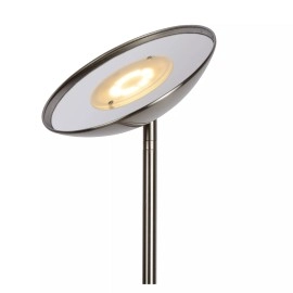 ZENITH stāvlampa lasīšanai LED 20W + 4W satīna hroma (Lucide)