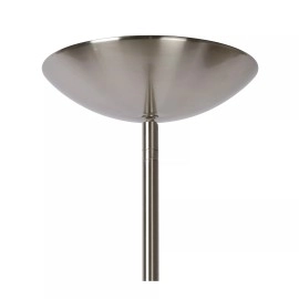 ZENITH stāvlampa lasīšanai LED 20W + 4W satīna hroma (Lucide)