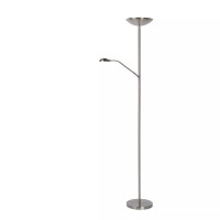 ZENITH stāvlampa lasīšanai LED 20W + 4W satīna hroma (Lucide)