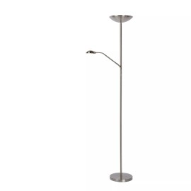ZENITH stāvlampa lasīšanai LED 20W + 4W satīna hroma (Lucide)