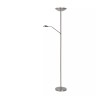 ZENITH stāvlampa lasīšanai LED 20W + 4W satīna hroma (Lucide)