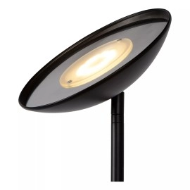 ZENITH stāvlampa lasīšanai LED 20W + 4W melna (Lucide)