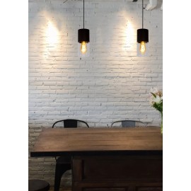 ZINO piekaramā lampa Ø10 cm 1xE27 dūmakaini pelēka (Lucide)