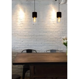 ZINO piekaramā lampa Ø10 cm 1xE27 dūmakaini pelēka (Lucide)