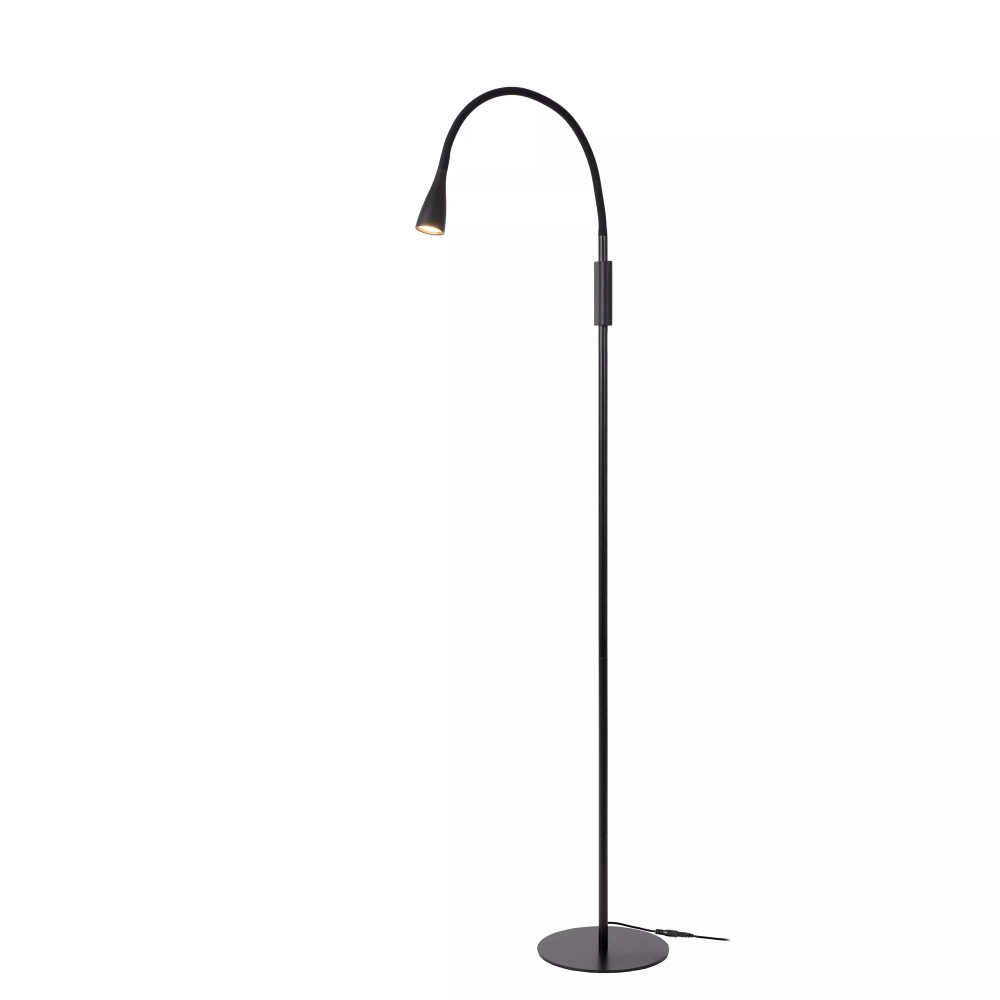 ZOZY stāvlampa lasīšanai LED 1x4 W 3000 K melna (Lucide)